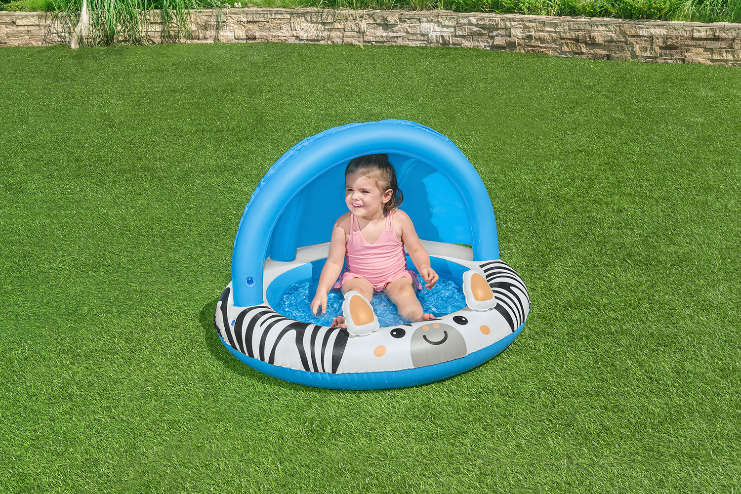 Safari Sun™ Planschbecken mit Sonnenschutzdach Ø 97 x 66 cm, rund
