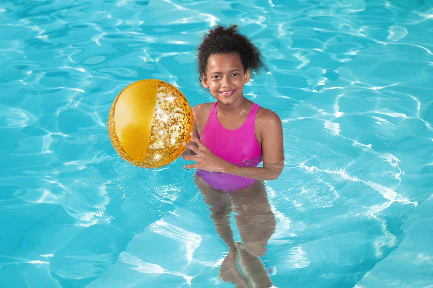 Wasserball Glitter Fusion 41 cm, sortiert