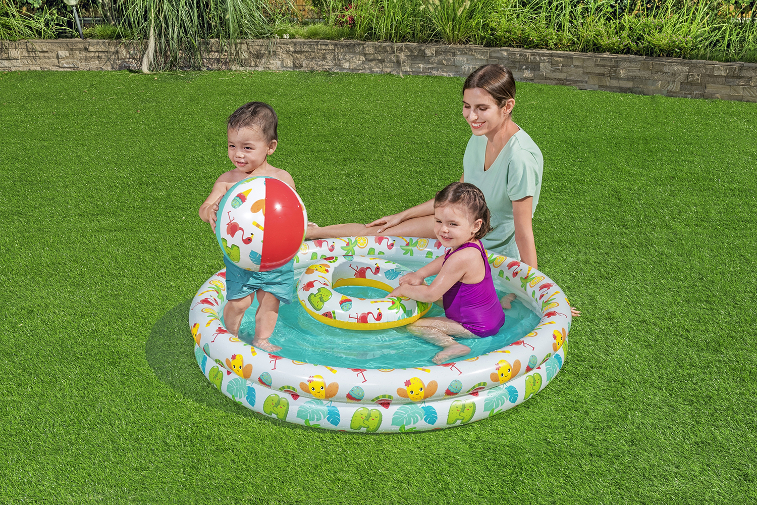 Planschbecken-Set Beachtastic™ Ø 122 x 20 cm