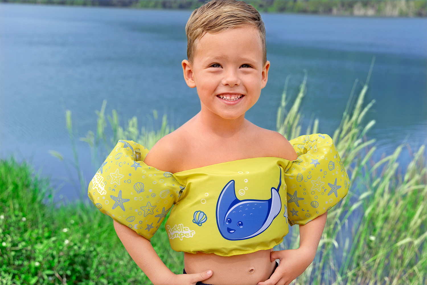 Puddle Jumper® Schwimmflügelweste Kleiner Rochen 2-6 Jahre Puddle Jumper® Schwimmflügelweste Kleiner Rochen 2-6 Jahre
