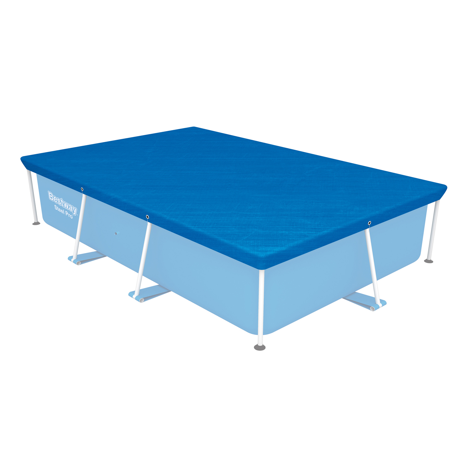 PE-Abdeckplane 264 x 174 cm, blau, eckig
