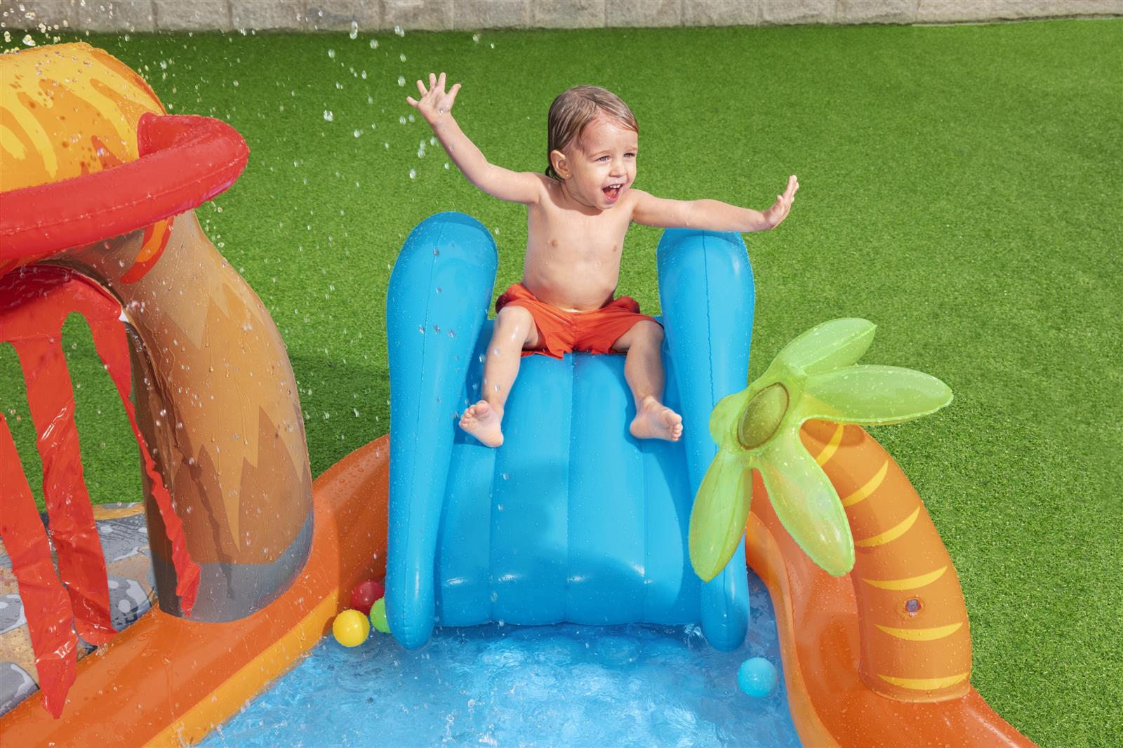 Wasserspielcenter Lava Lagoon 265 x 265 x 104 cm