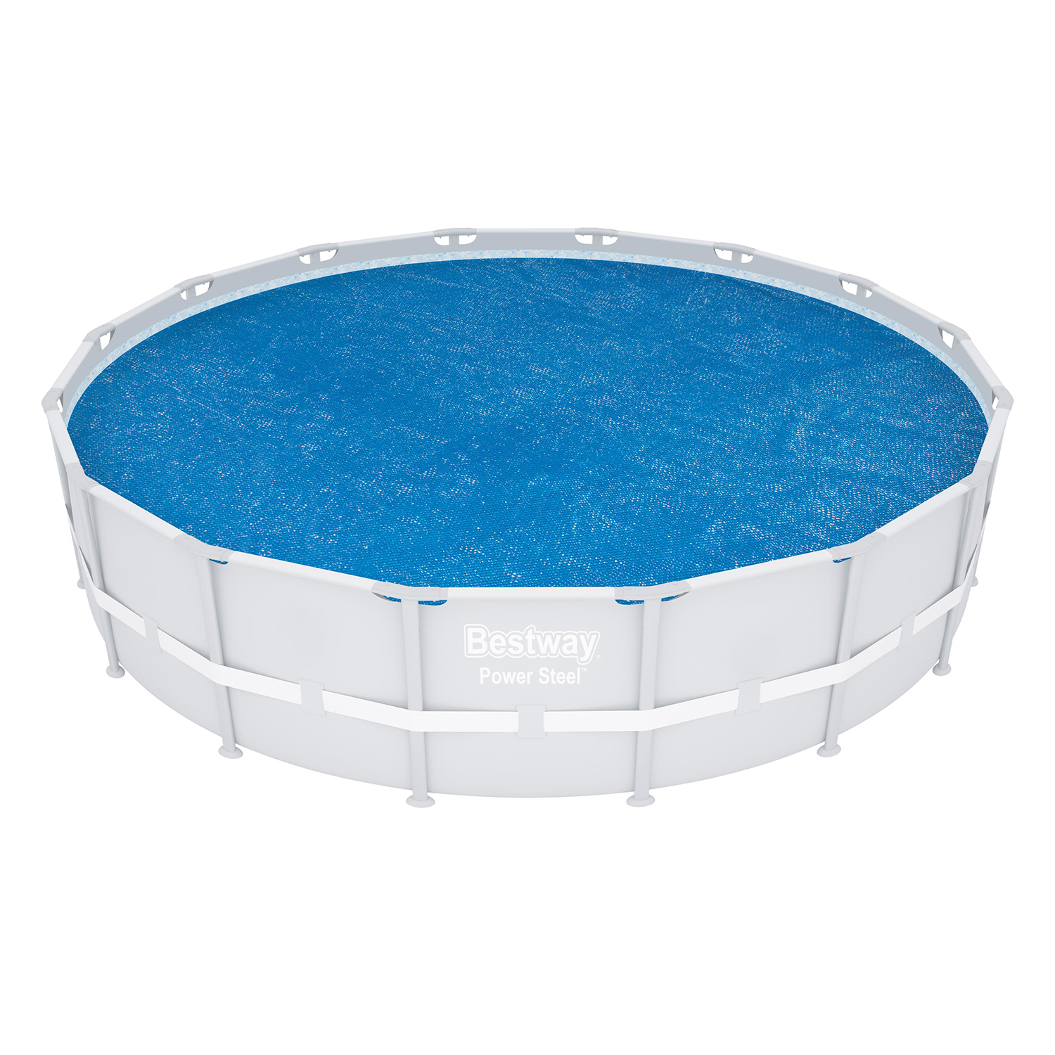 Flowclear™ PE Solarabdeckplane Ø 462 cm, blau, rund