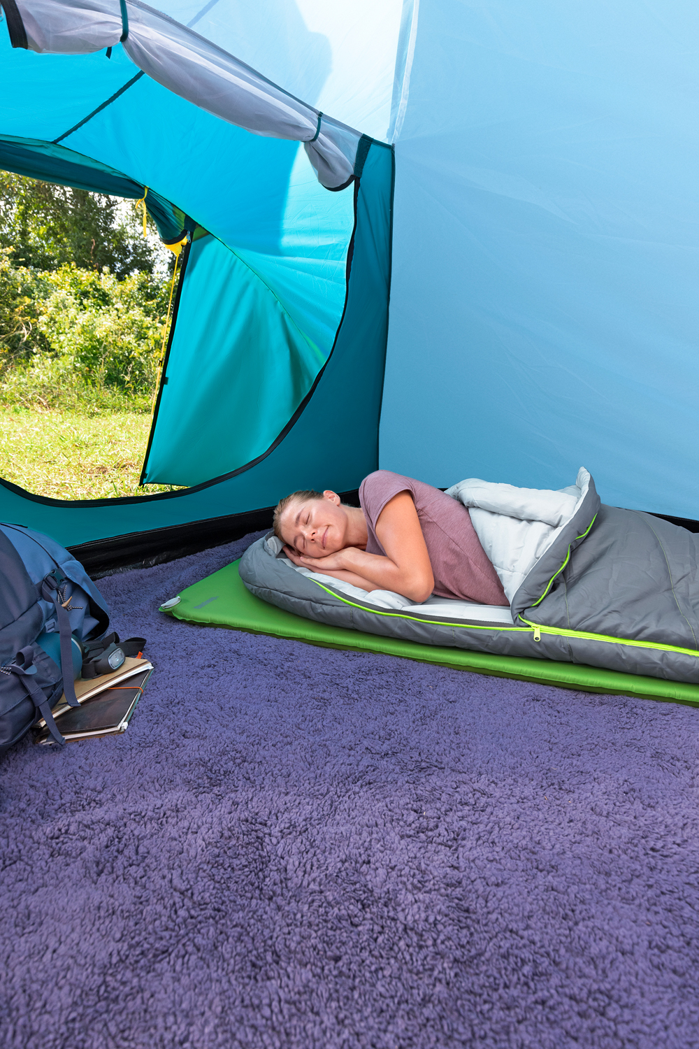 selbstaufblasende Single-Schlafmatte TerrainLite™ für Mumienschlafsäcke 183 x 51 x 2,5 cm