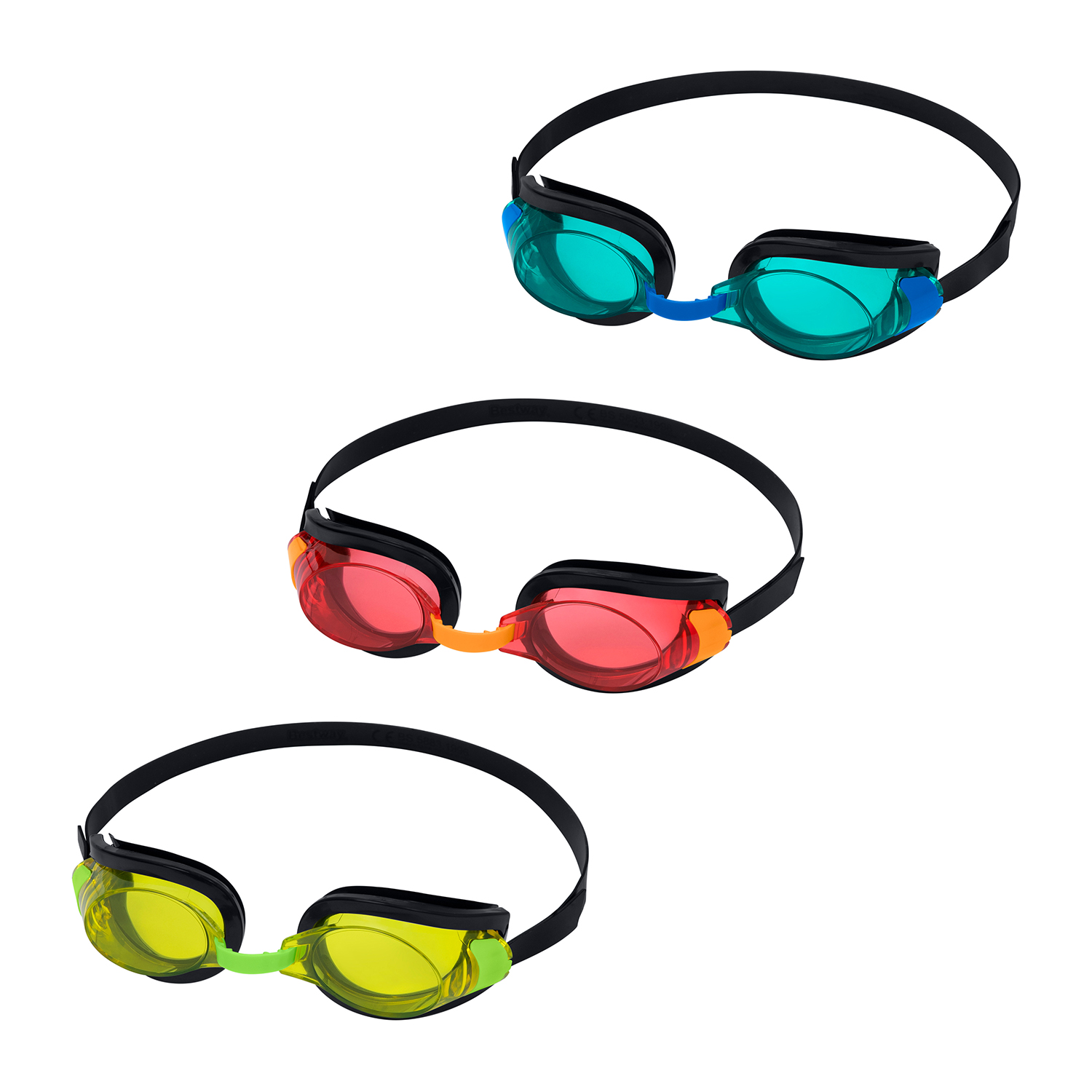 Aqua Burst Essential™ II Schwimmbrillen ab 7 Jahren, 3er-Set