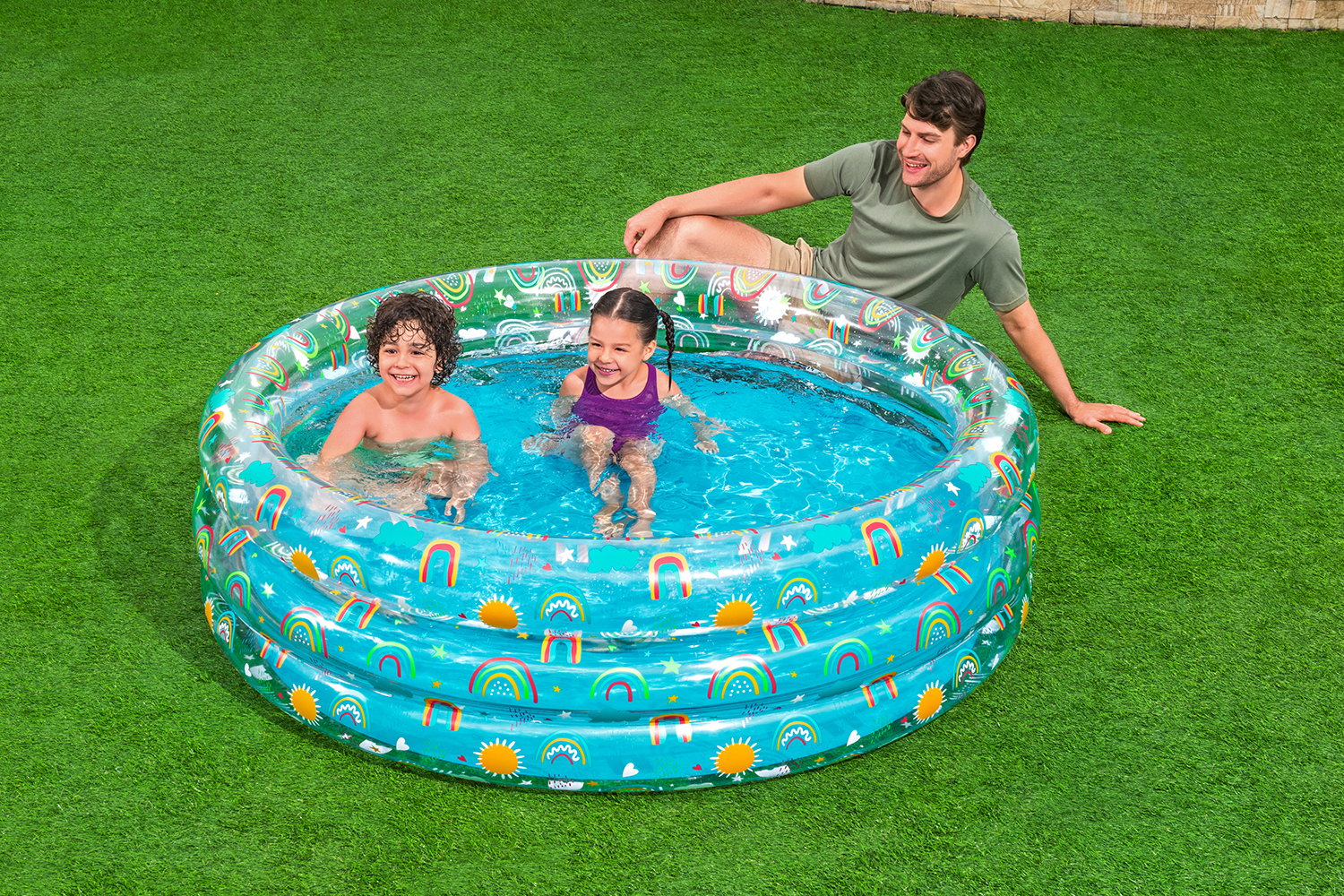 Planschbecken Rainbow Splash™ Ø 170 x 53 cm