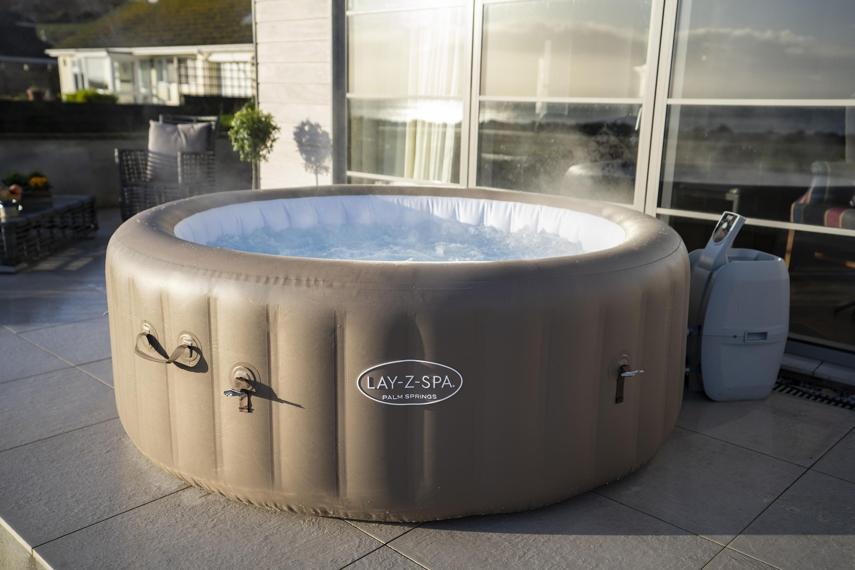 LAY-Z-SPA® Whirlpool Palm Springs AirJet™ Ø 196 x 71 cm, rund