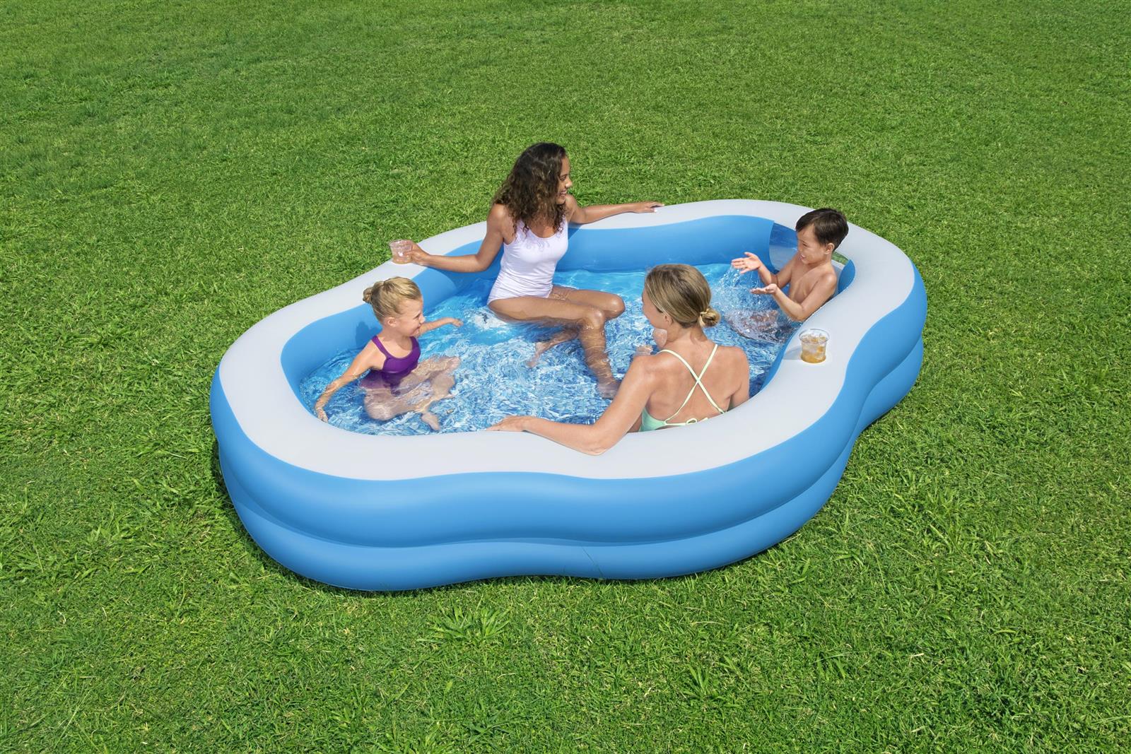 Splash View™ Family Pool mit Seitenfenster 270 x 198 x 51 cm