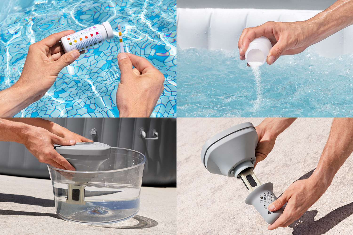 LAY-Z-SPA® Xtras schwimmende, akkubetriebene Salzwasseranlage 0,5 g/ h