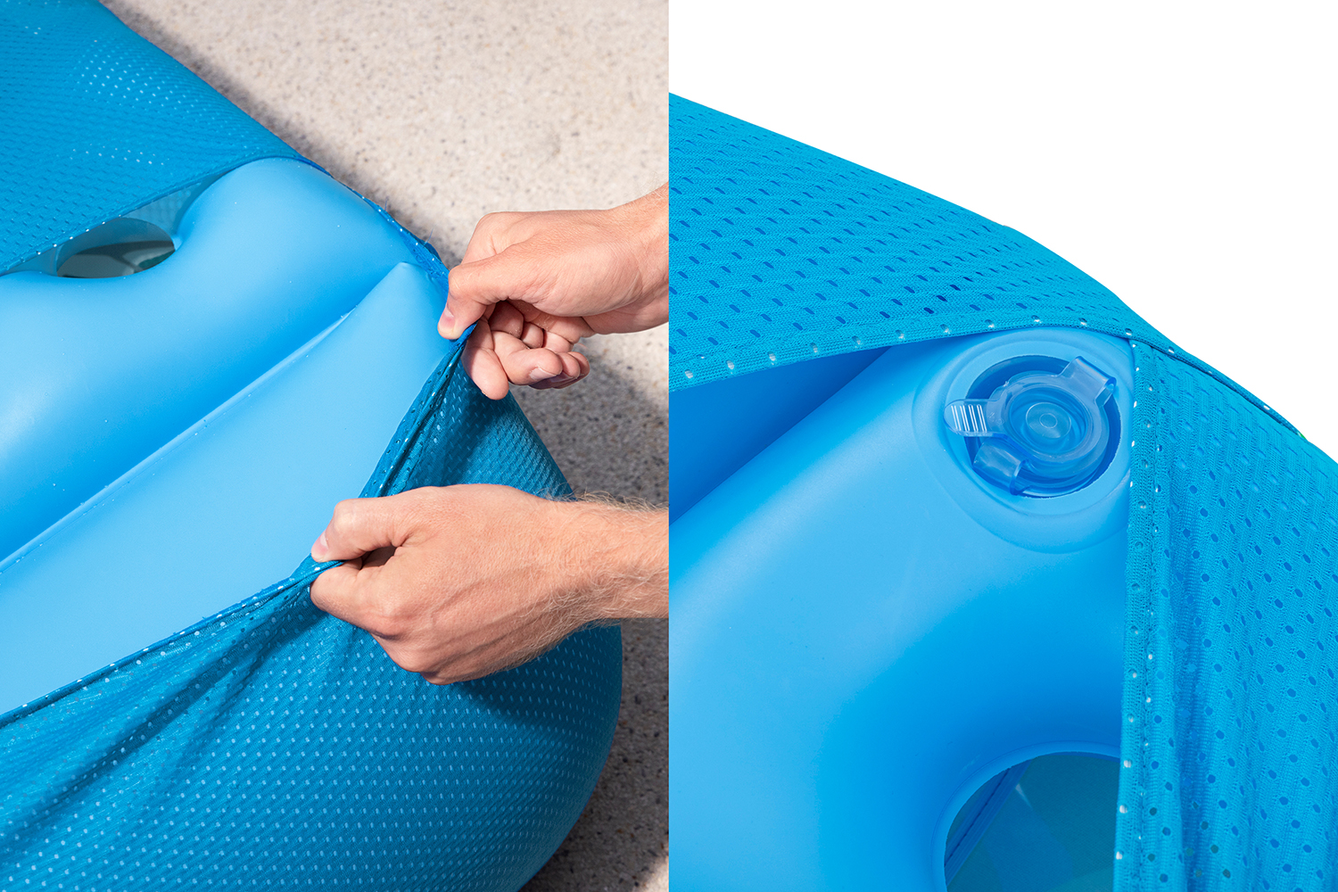 Luftmatratze Blissfull Drifter™ mit Textilbezug 183 x 73 cm Luftmatratze Blissfull Drifter™ mit Textilbezug 183 x 73 cm