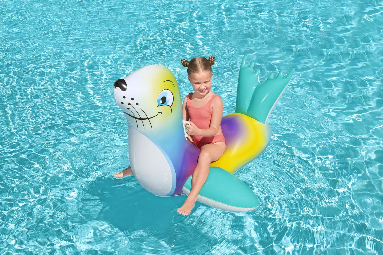 Flash N' Splash Seal™ Schwimmtier 157 x 114 cm