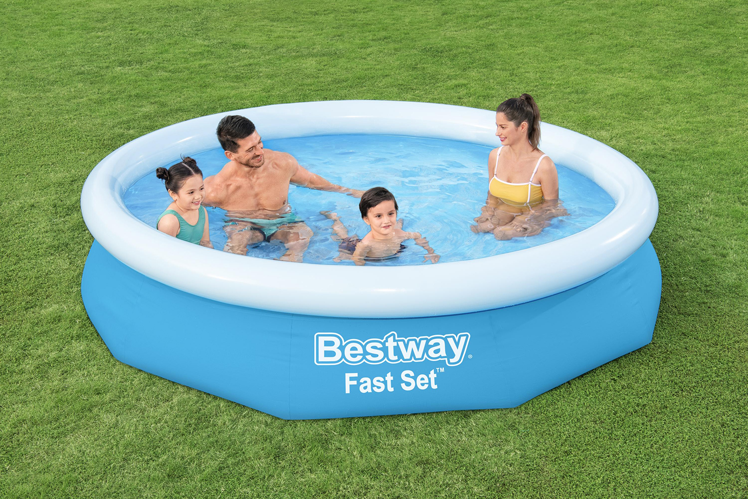Fast Set™ Aufstellpool-Set mit Filterpumpe Ø 305 x 66 cm, blau, rund