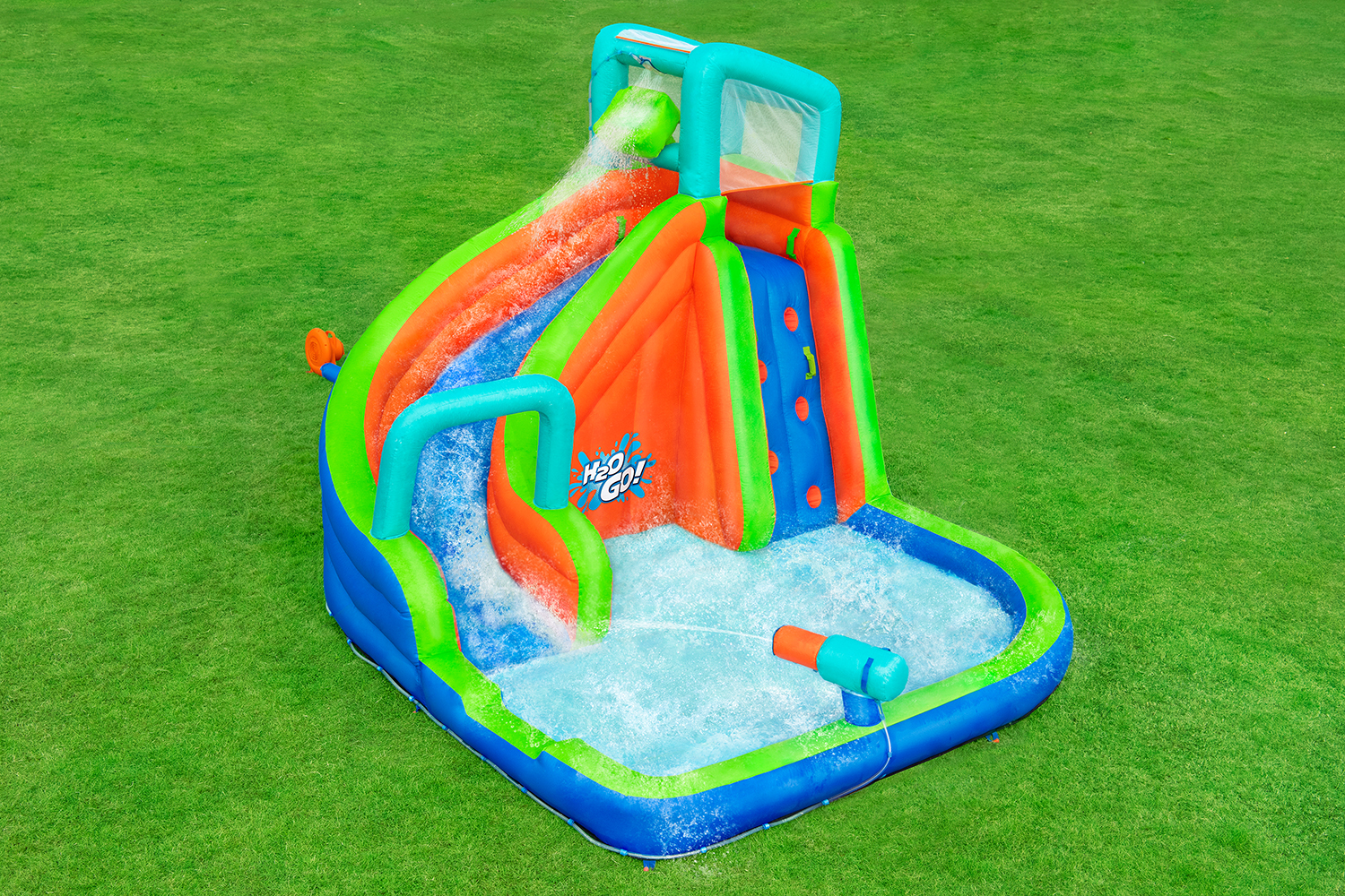 Mega-Wasserpark Turborutsche mit Dauergebläse 365 x 320 x 270 cm