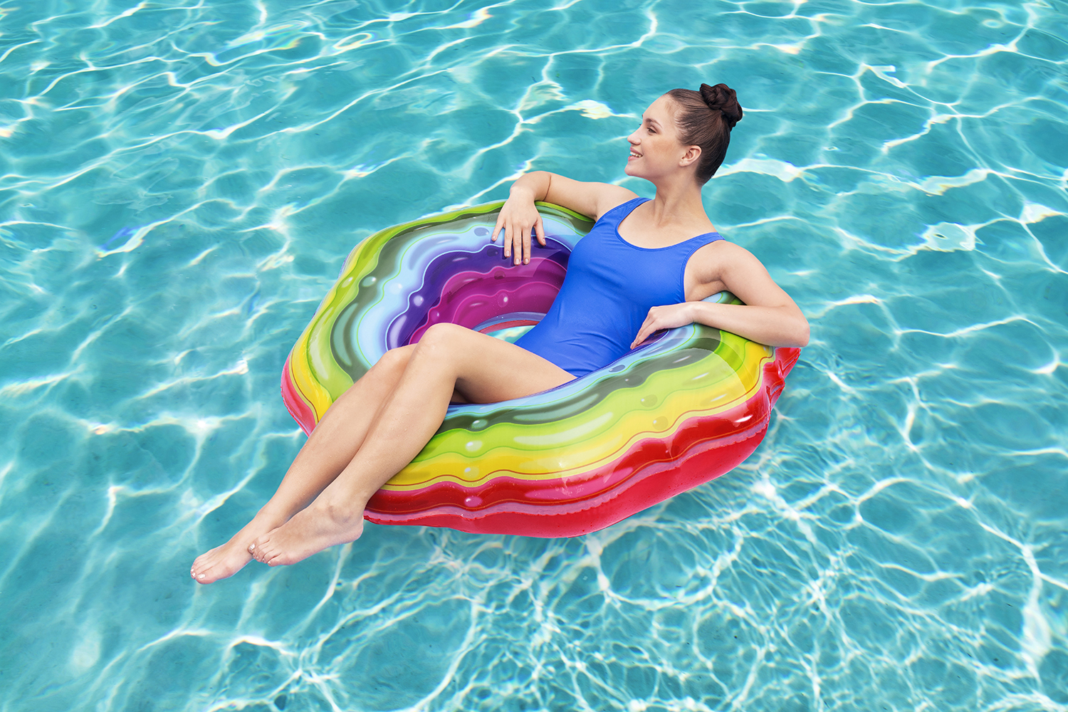 Schwimmring Rainbow Ribbon™ Ø 115 cm