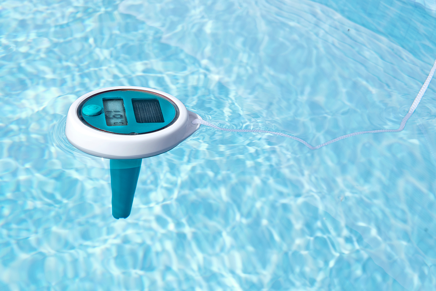 Poolthermometer mit digitaler Anzeige