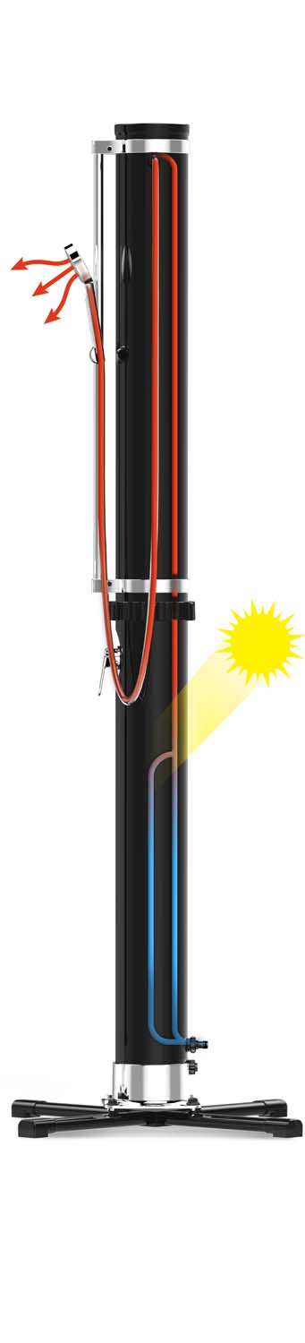 Gartendusche Solarflow™ 35 Liter