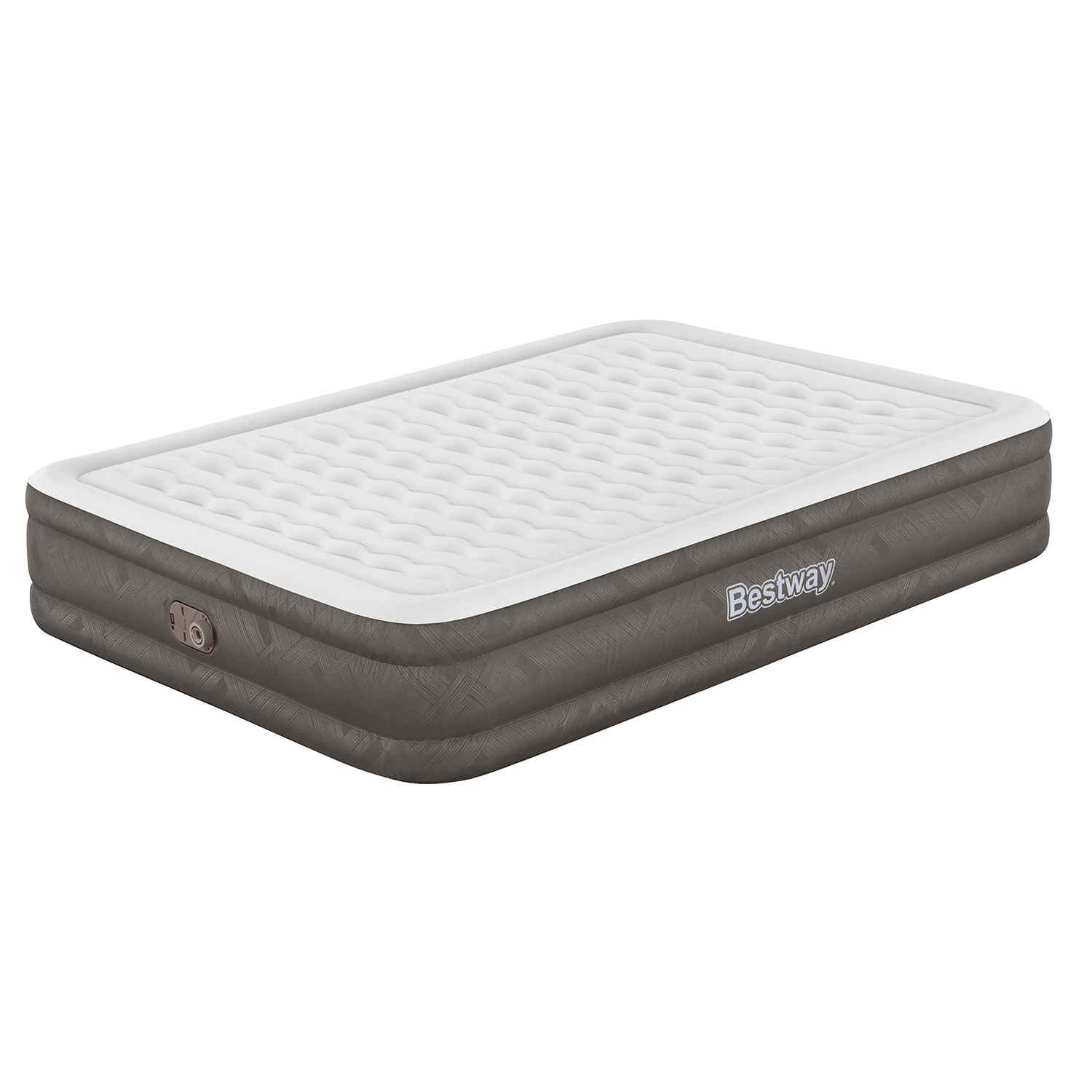 Fortech™ Doppelluftbett mit integrierter Elektropumpe 203 x 152 x 36 cm