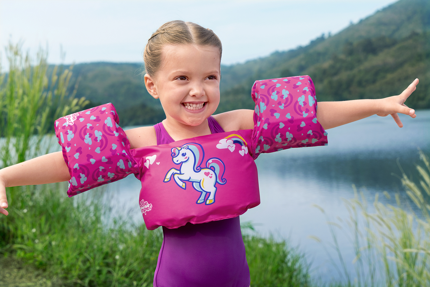 Puddle Jumper® Schwimmflügelweste Kleines Einhorn 2-6 Jahre