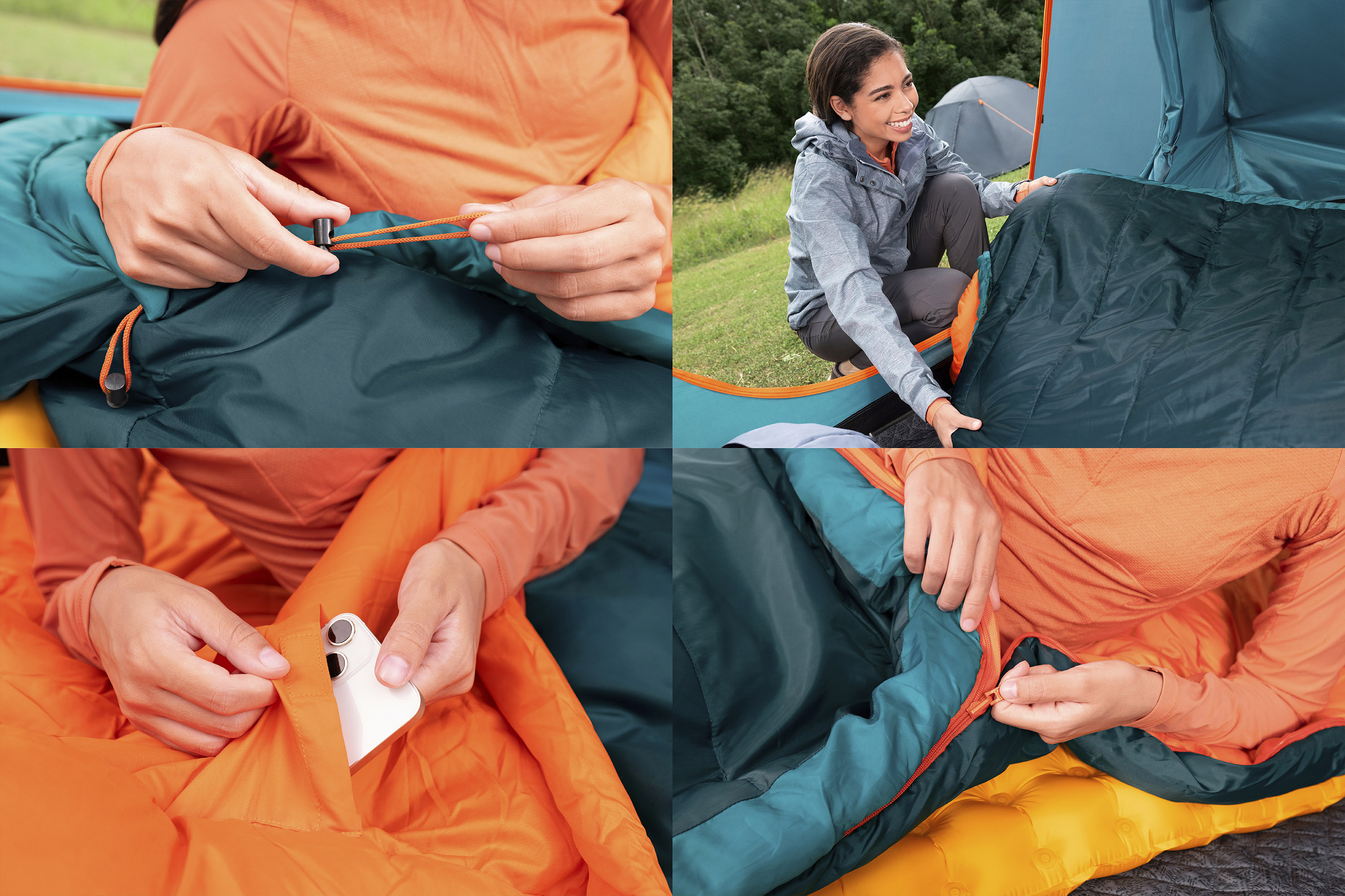 Mumienschlafsack Ridgepro™ 230 x 74 x 48 cm