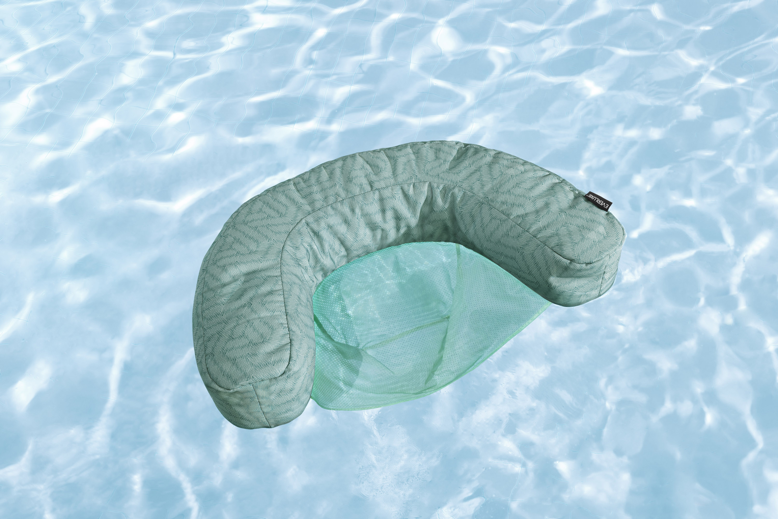 Poolsitz Sommer Luxus mit Textiloberfläche 92 x 66 x 20 cm