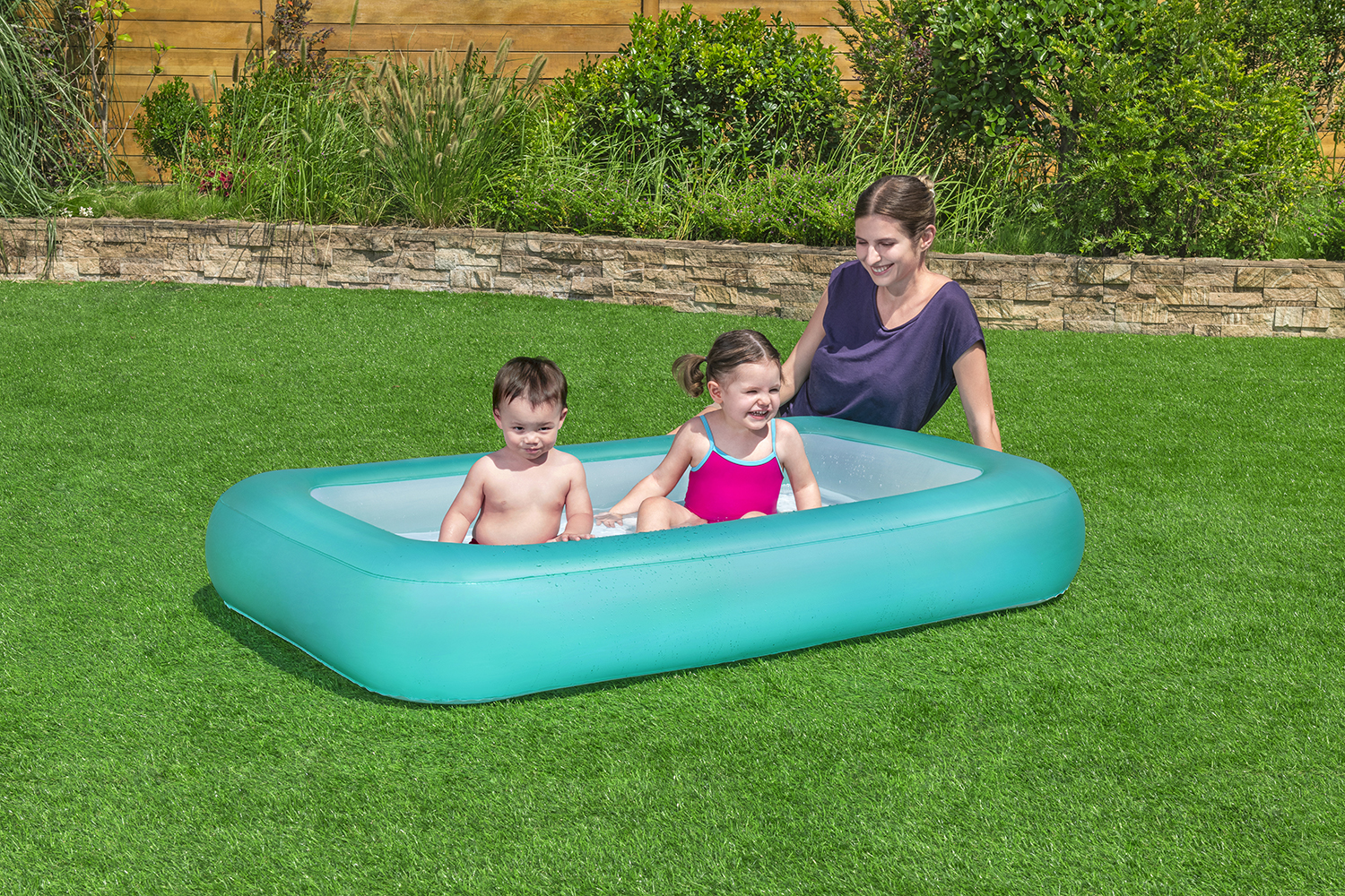 Planschbecken Aquababes™ 165 x 104 x 25 cm, eckig