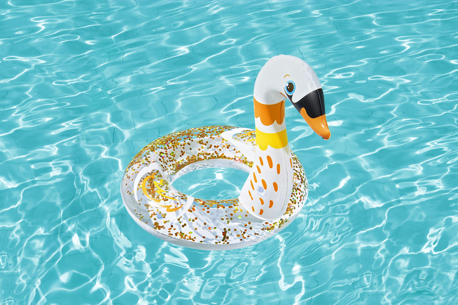 Schwimmring Shimmer 'n Float™ mit Tierkopf, sortiert