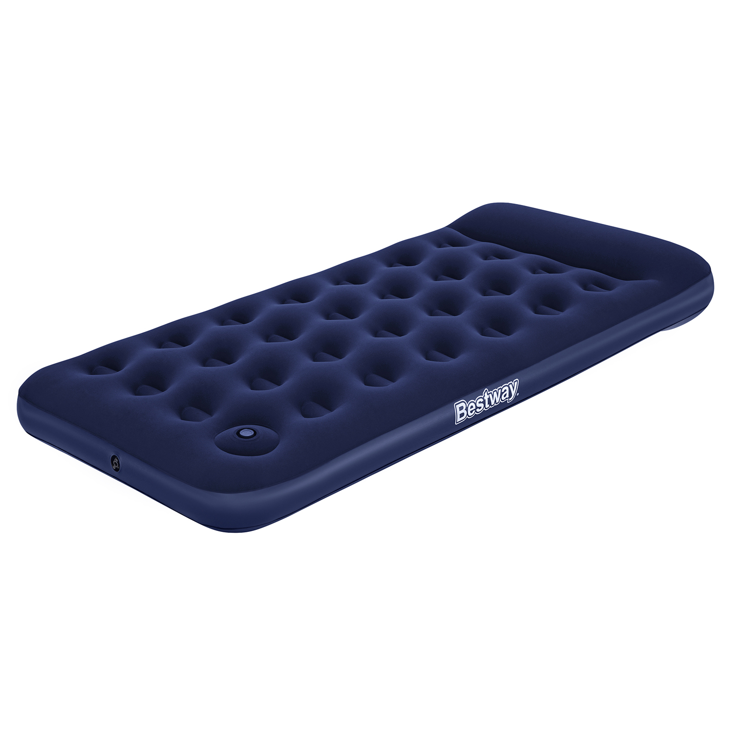 Single Luftbett mit integrierter Fußpumpe 188 x 99 x 28 cm