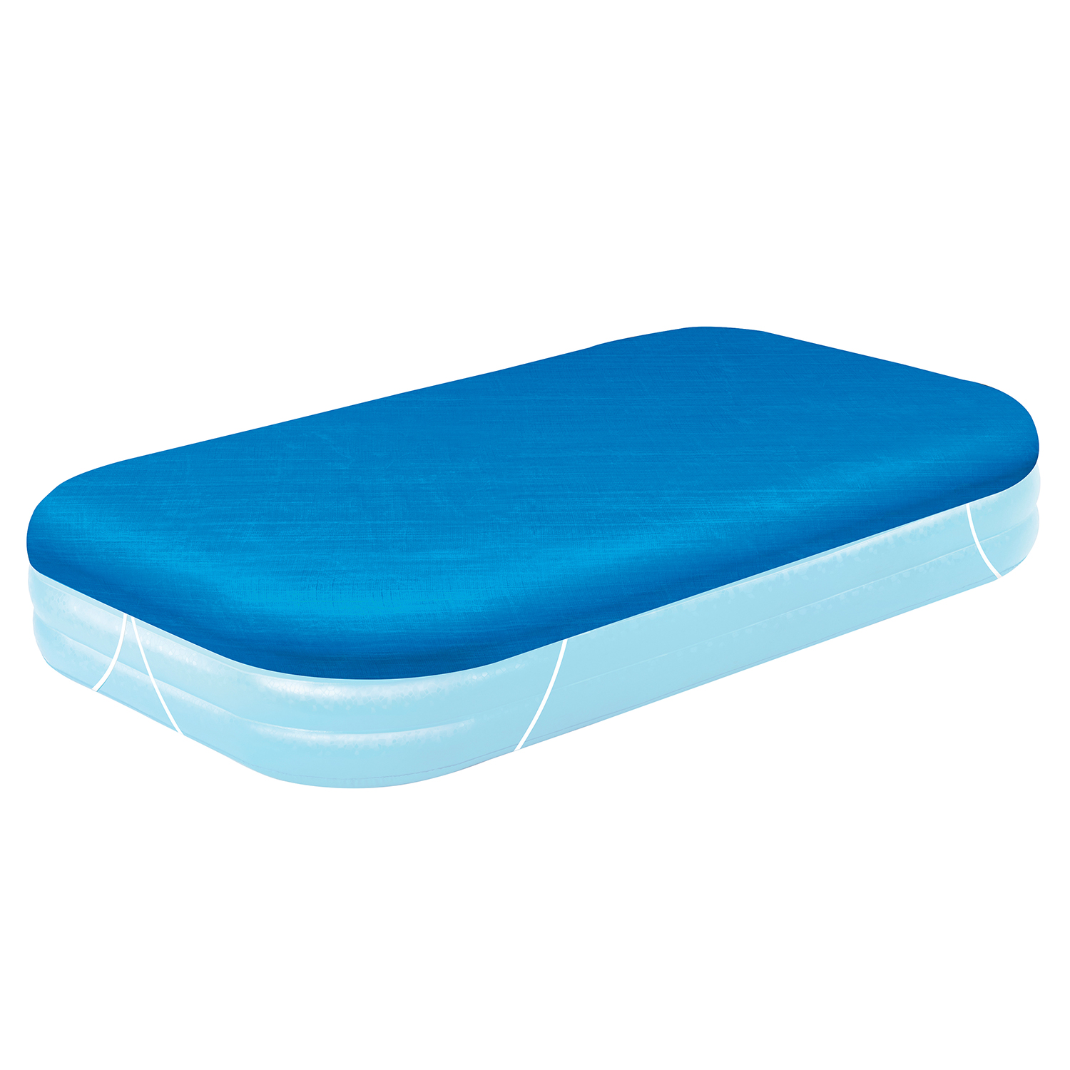 PE Abdeckplane passend für 305 x 183 cm Family Pools, blau, eckig