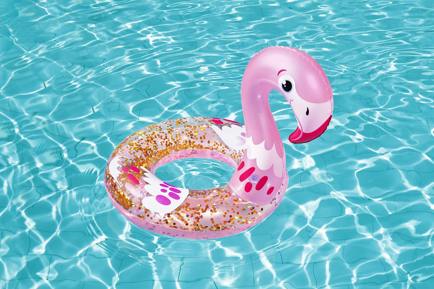 Schwimmring Shimmer 'n Float™ mit Tierkopf, sortiert