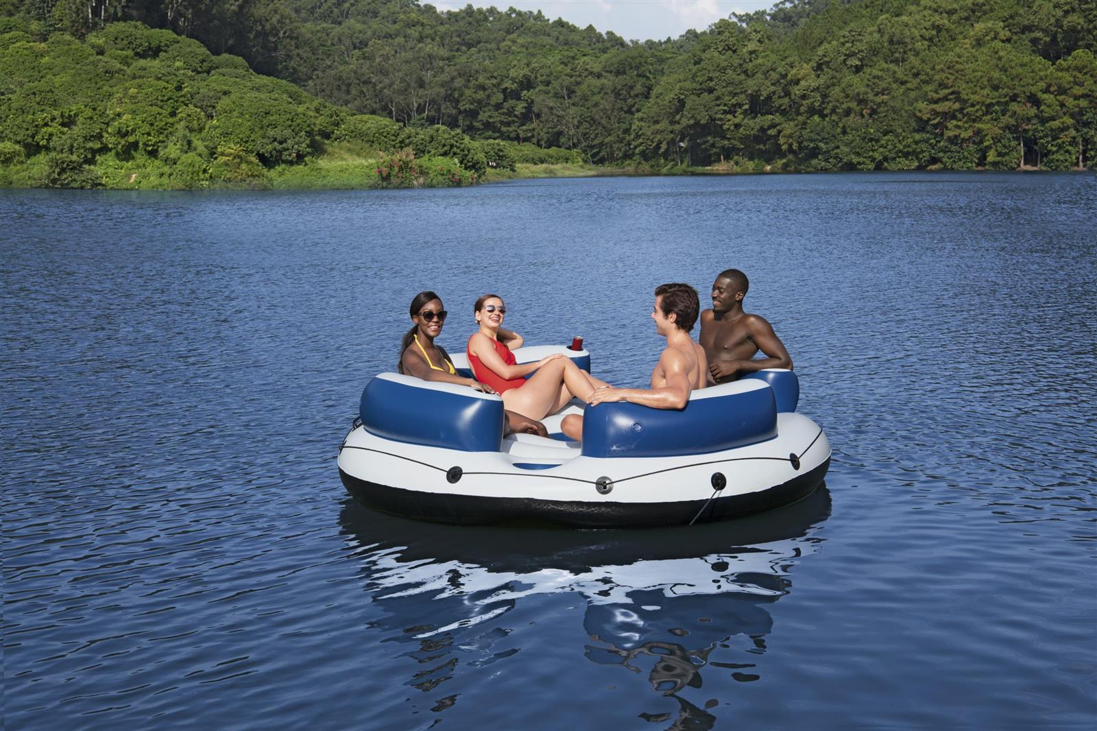 Hydro-Force™ 4-Personen-Badeinsel Lazy Dayz™ Ø 256 cm