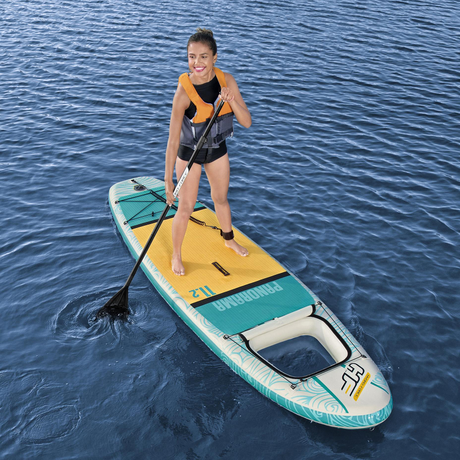 Hydro-Force™ SUP Touring Board-Set Panorama 340 x 89 x 15 cm Hydro-Force™ SUP Touring Board-Set Panorama 340 x 89 x 15 cm