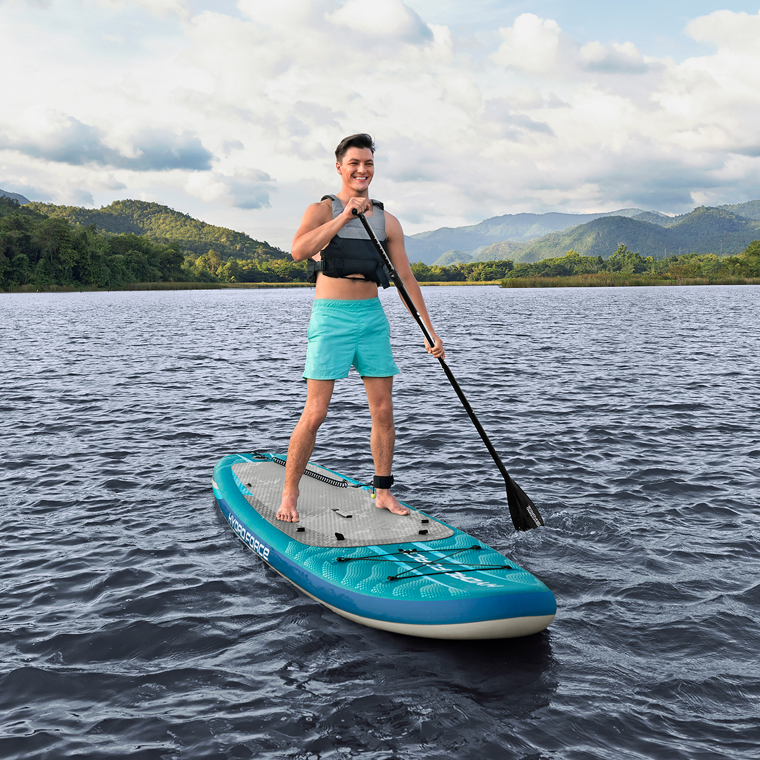 Hydro Force® SUP Allround Board-Set Aqua Drifter™ mit Sitz  335 x 91,5 x 15 cm