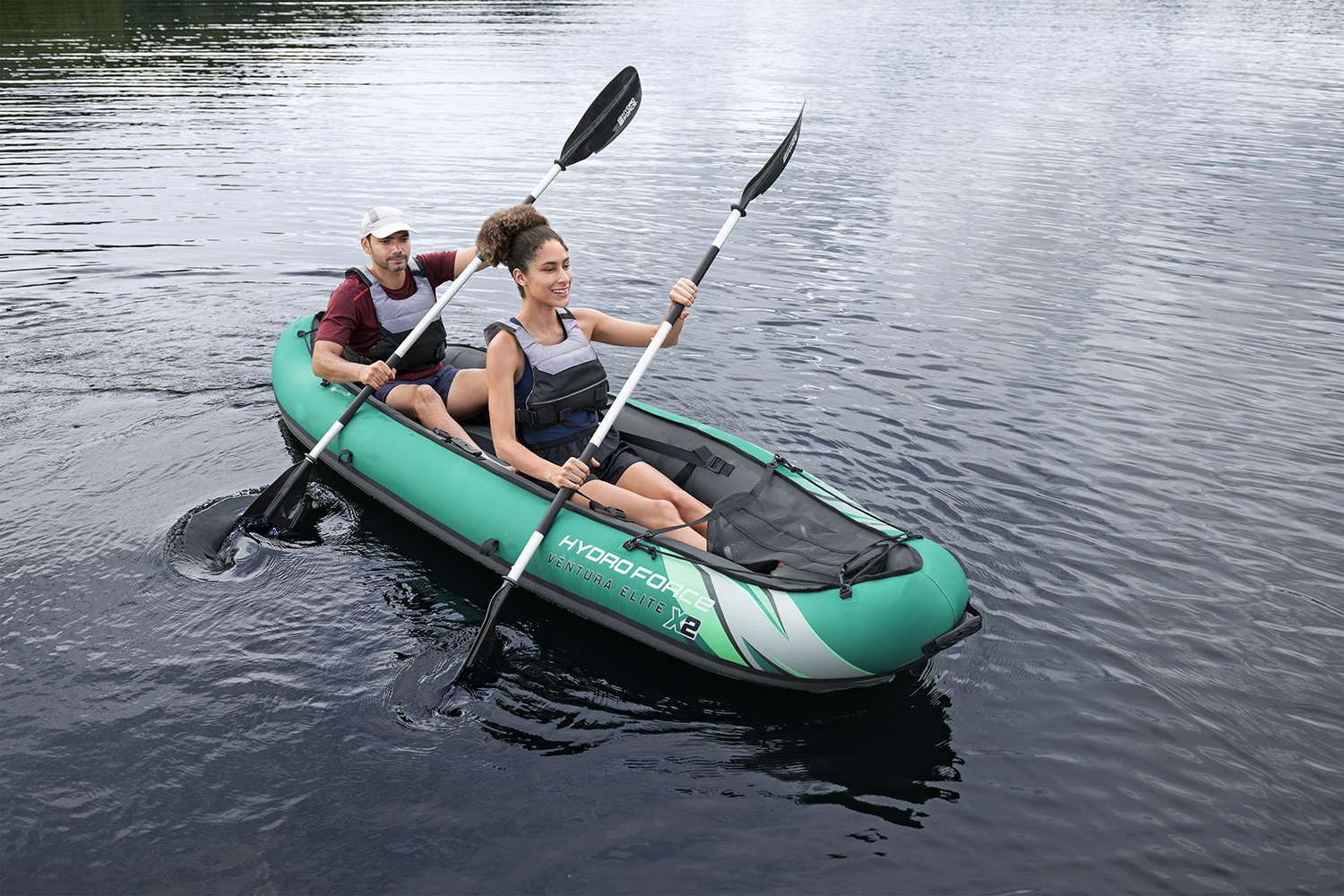 Hydro-Force™ Kajak-Set Ventura Elite™ X2 330 x 86 x 48 cm