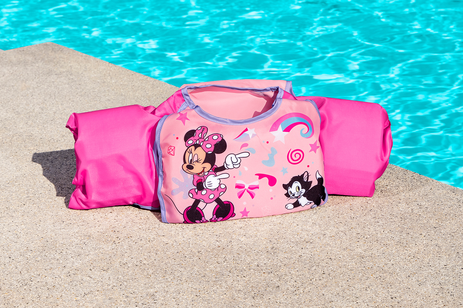 Disney Junior®  Swim Safe ABC™ Schwimmflügelweste Stufe B Minnie Mouse mit Textilbezug, 3-6 Jahre