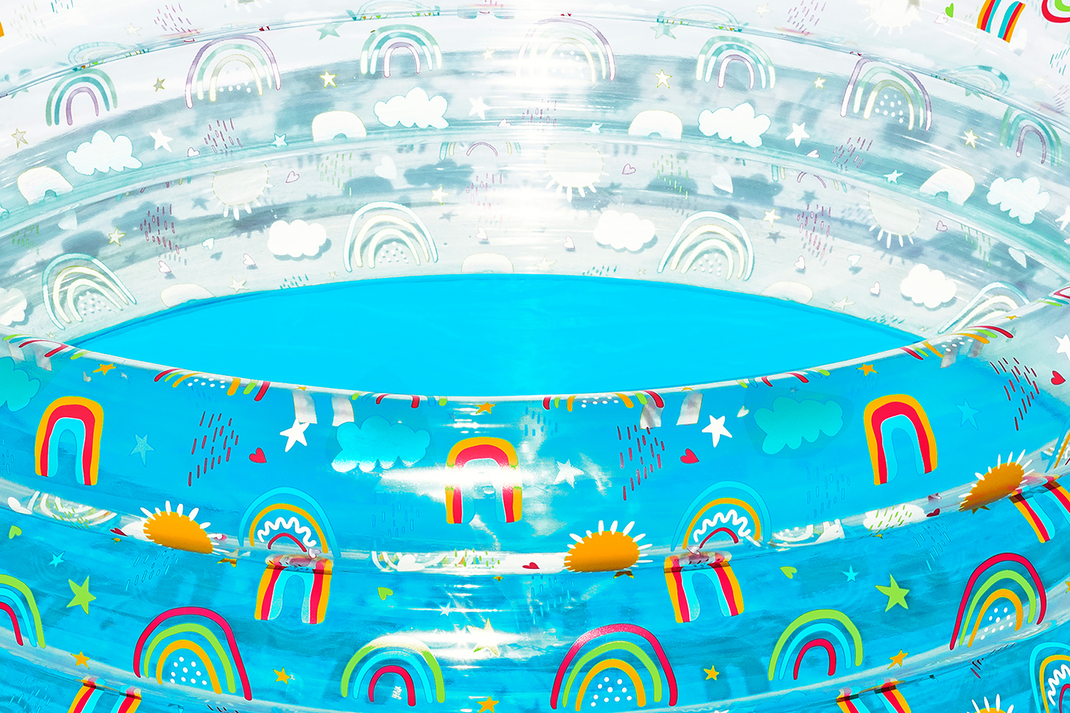 Planschbecken Rainbow Splash™ Ø 150 x 53 cm Planschbecken Rainbow Splash™ Ø 150 x 53 cm