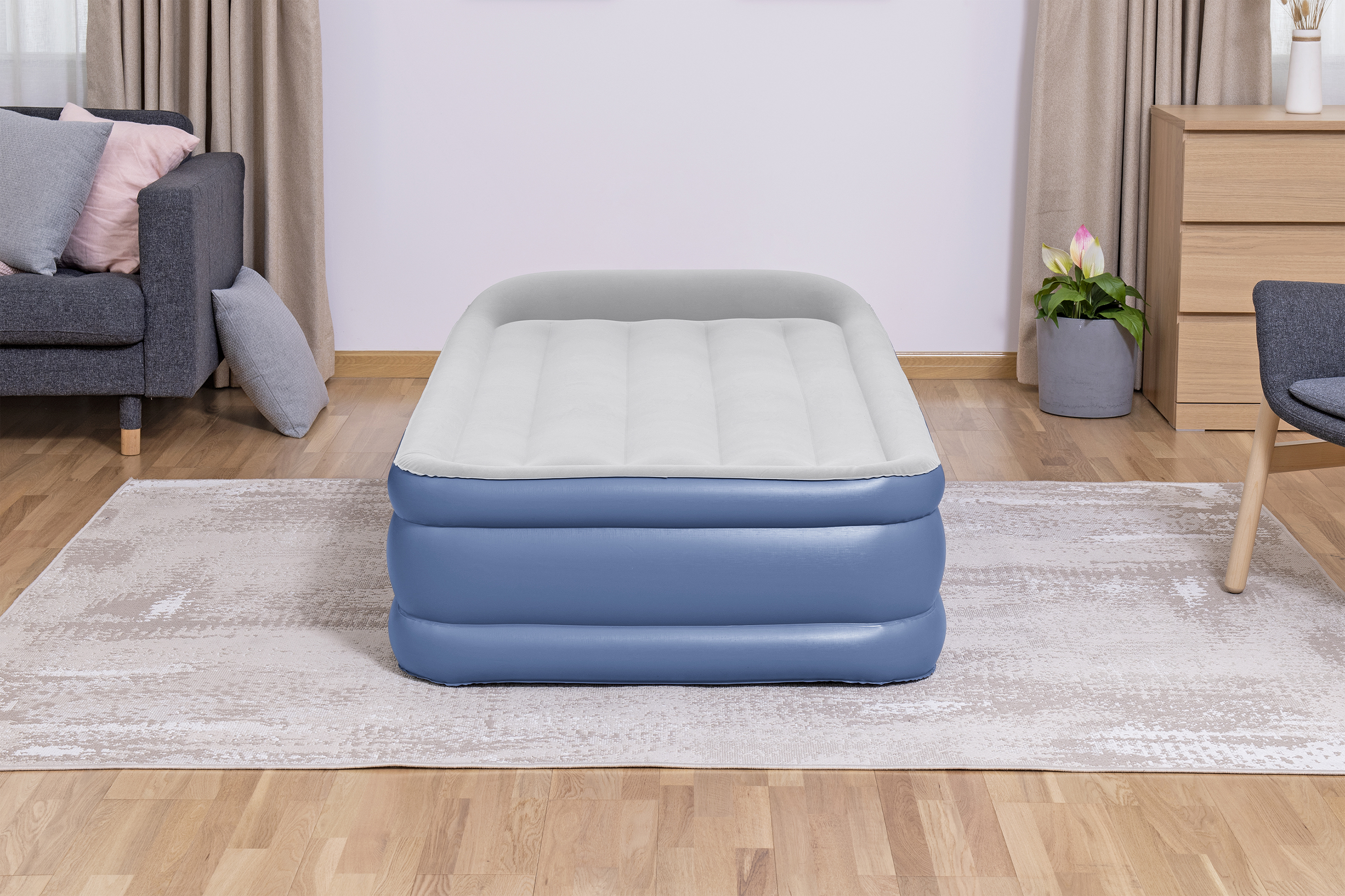 TriTech® Single-Luftbett mit integrierter Elektropumpe 191 x 97 x 46 cm TriTech® Single-Luftbett mit integrierter Elektropumpe 191 x 97 x 46 cm