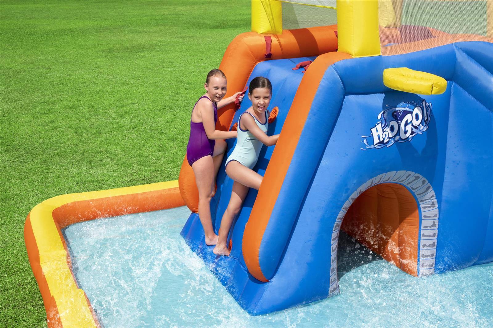 H2OGO!® Mega-Wasserpark mit Dauergebläse Speedway 551 x 502 x 265 cm