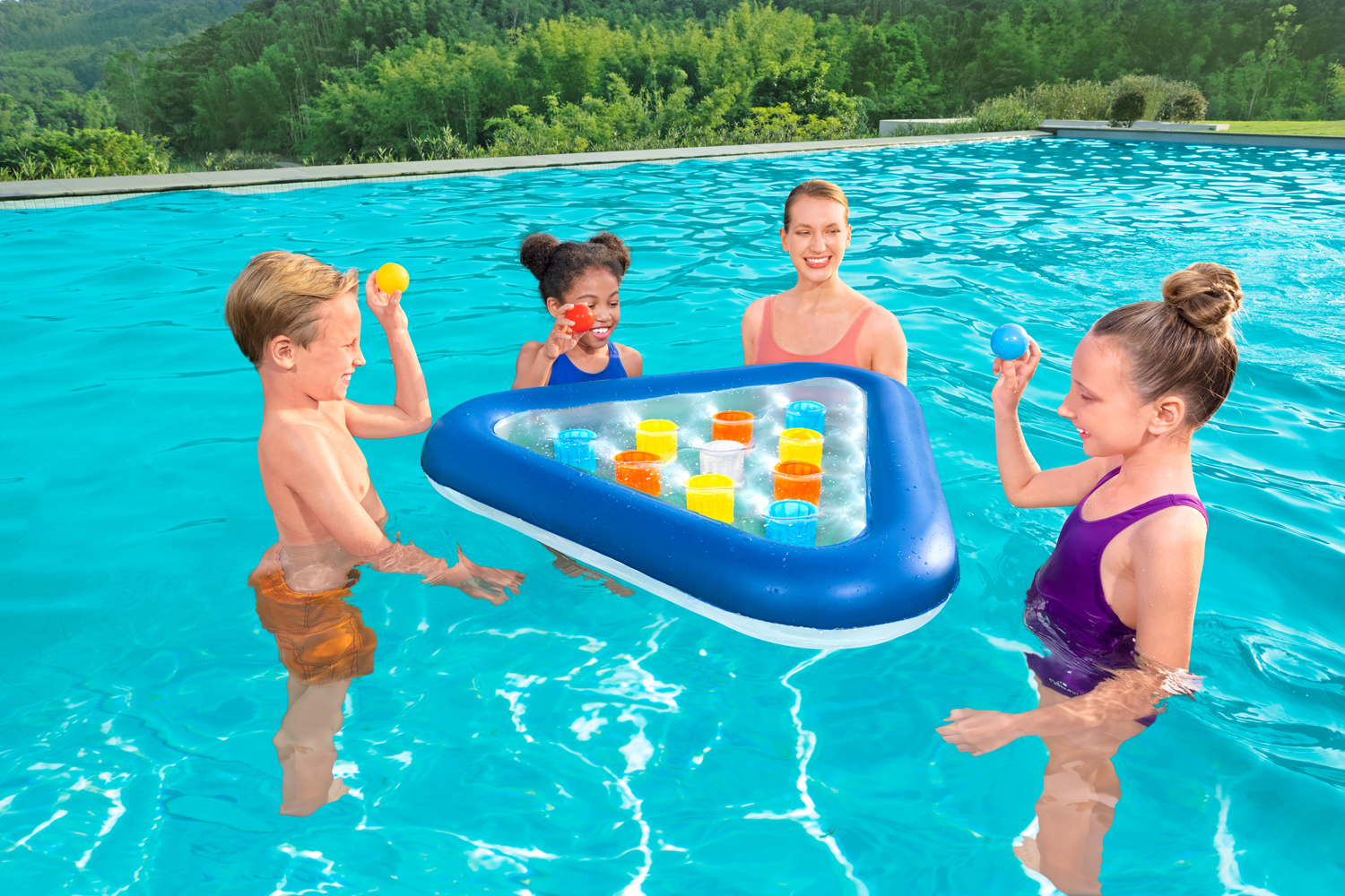Schwimmendes Pong-Spiel 105 x 79 cm