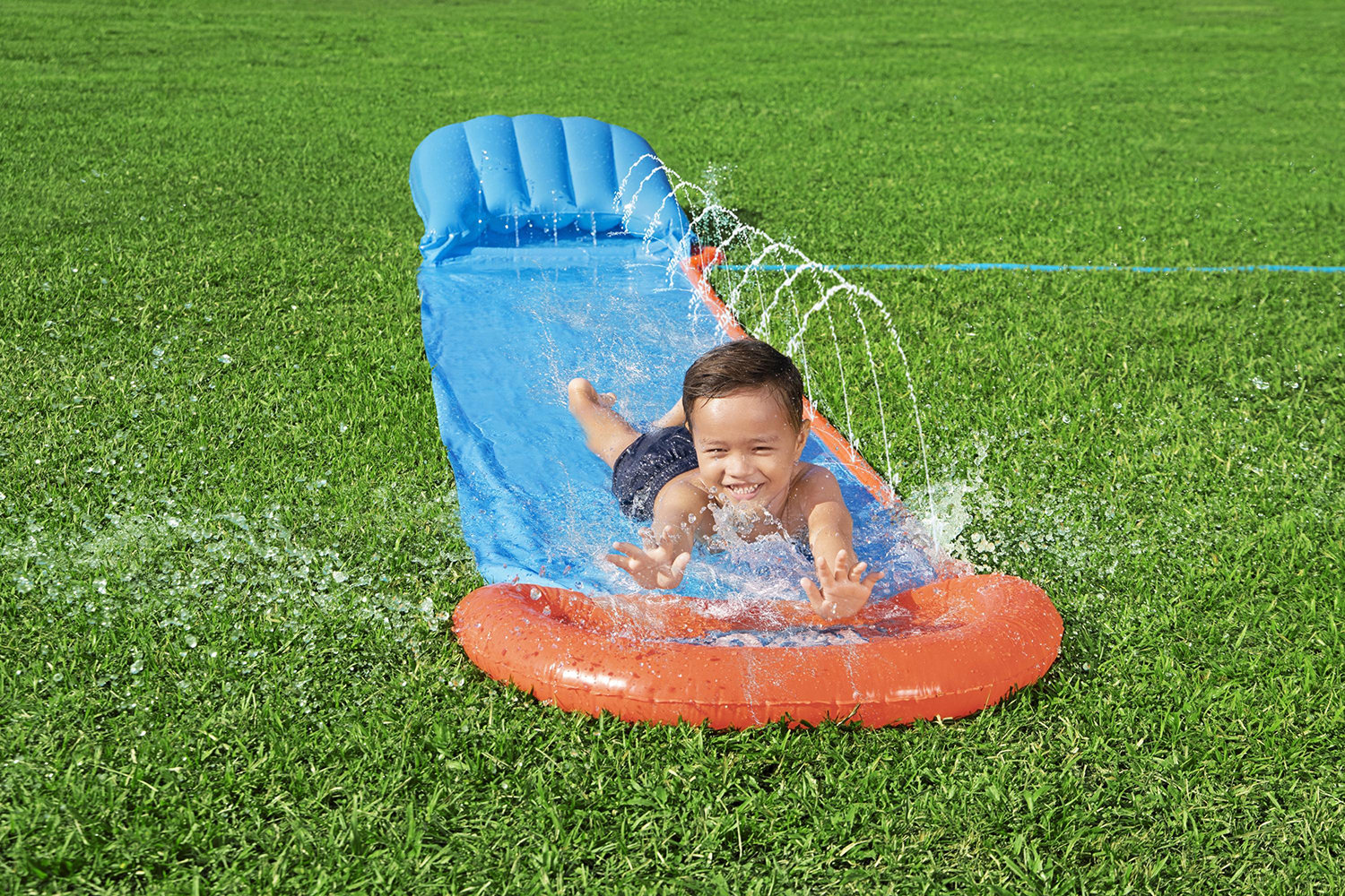 H2OGO!® 1-Person-Wasserrutsche Tsunami Splash Ramp™ 488 x 84 x 30 cm