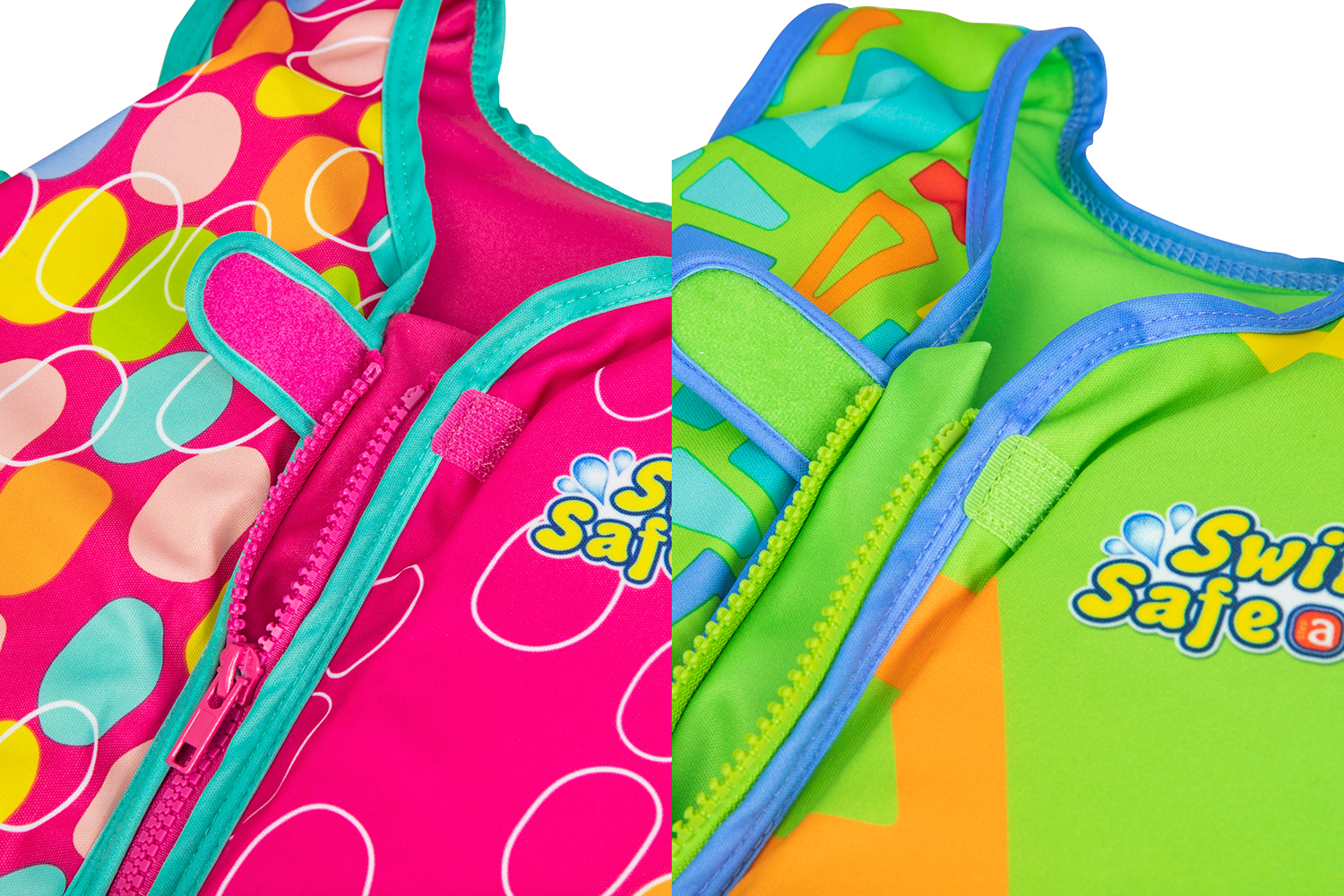Swim Safe ABC™ Schwimmweste mit Textilbezug Stufe B AquaStar™ 1-3 Jahre, sortiert
