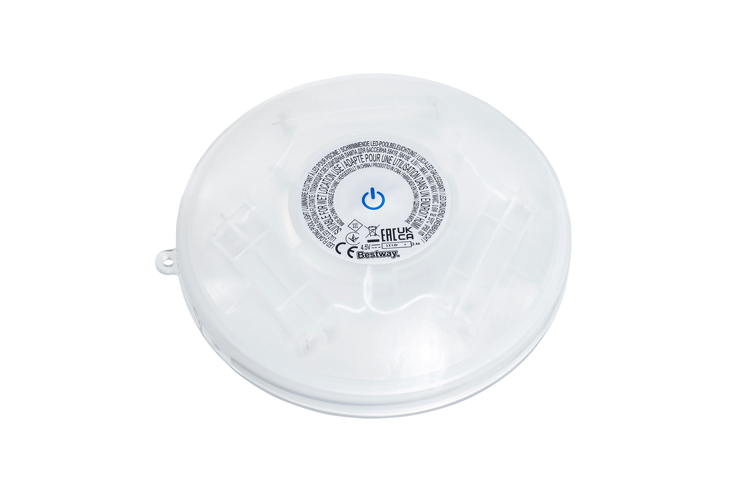 batteriebetriebene, schwimmende LED Leuchte, Ø 14 cm