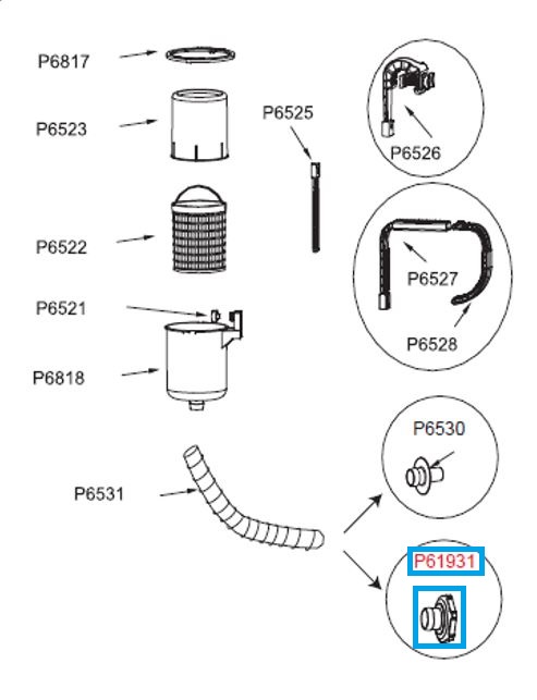 Bestway® Spare Part hose adaptor 38mm