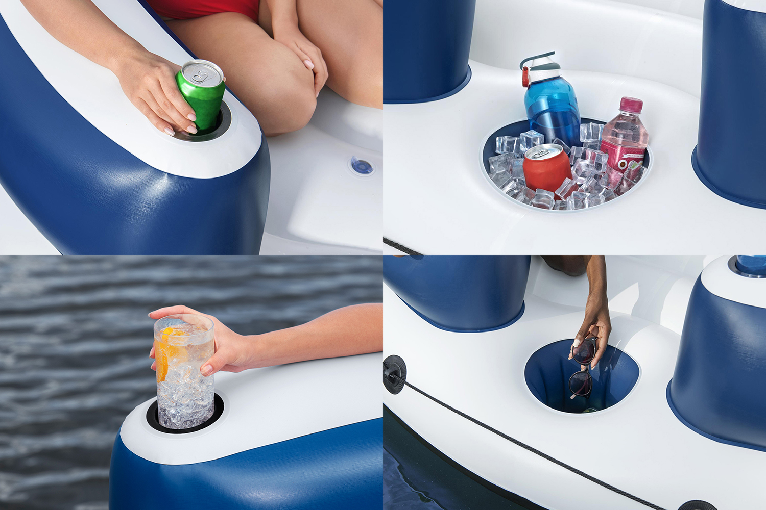 Hydro-Force™ 4 Personen Badeinsel Lazy Dayz™ Ø 256 cm