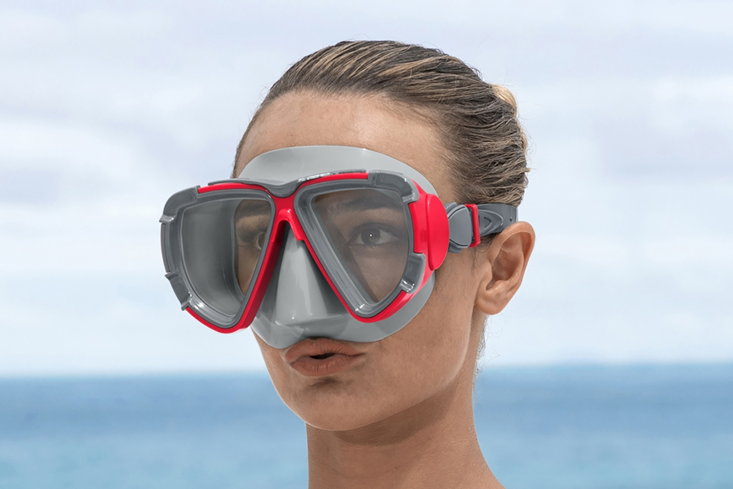 Dominator™ Tauchmaske ab 14 Jahren, sortiert