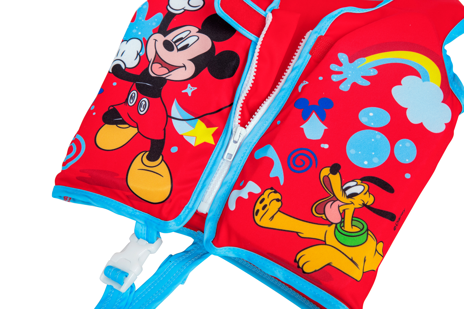 Swim Safe ABC™ Disney Junior® Schwimmweste mit Textilbezug Stufe B Mickey & Friends, 1-3 Jahre