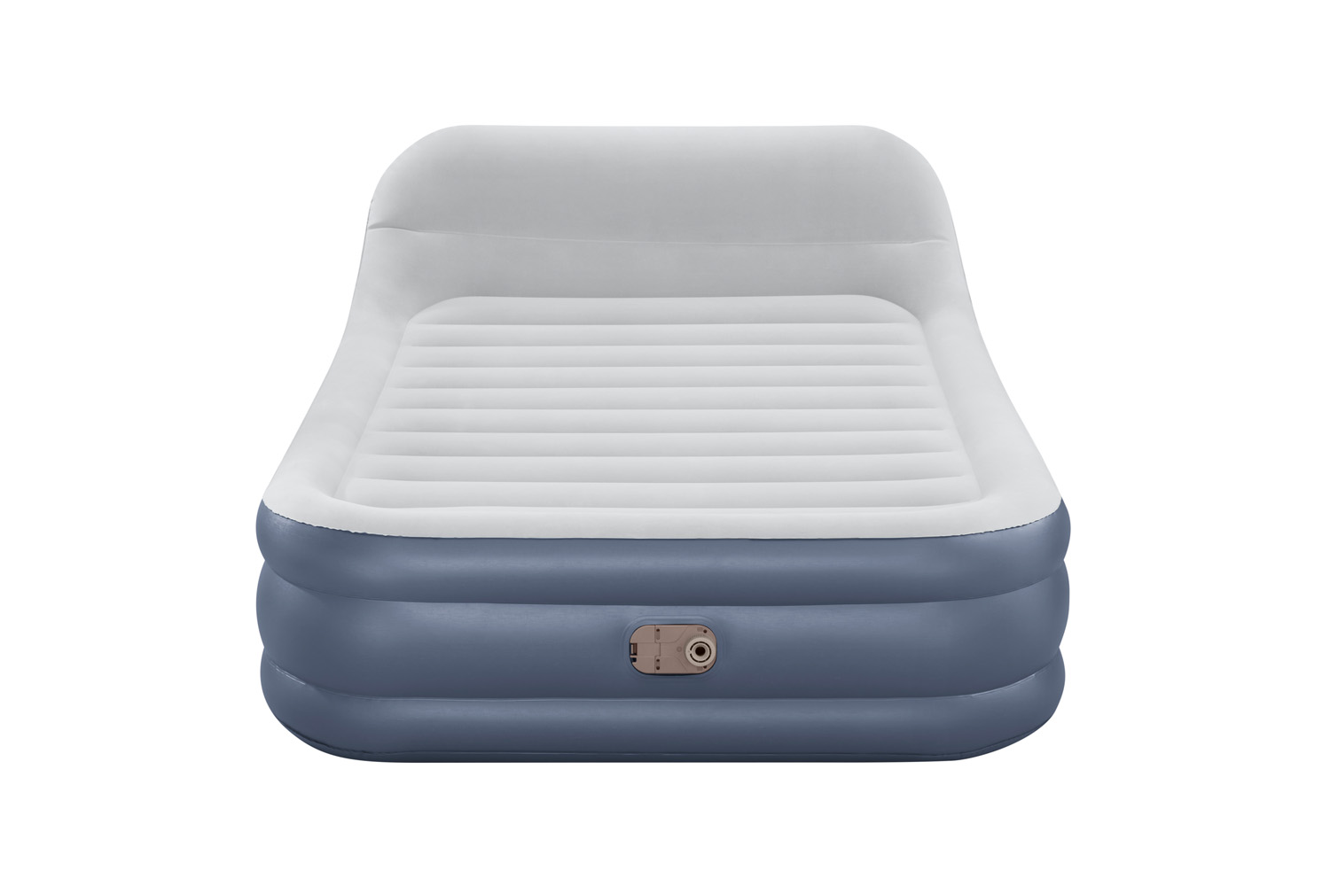 TriTech™ Doppelluftbett SleekFlow™ mit Kopfteil & integrierter Elektropumpe 226 x 152 x 84 cm