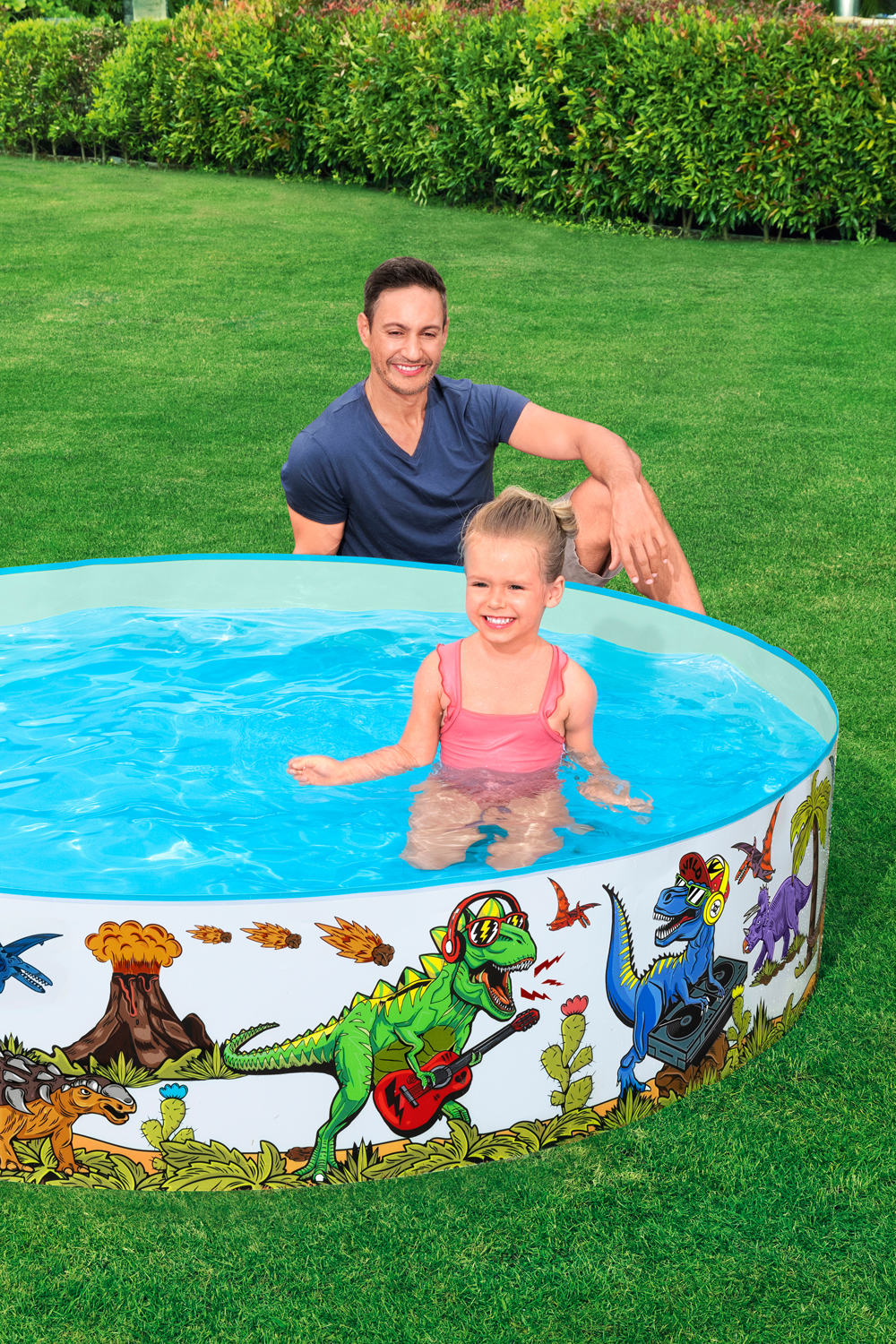 Fill 'n Fun™ Planschbecken Dinosaurier, Ø 183 x 38 cm