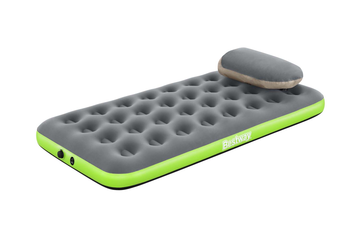 Single-Luftbett  Roll & Relax mit Kissenpumpe 188 x 99 x 22 cm