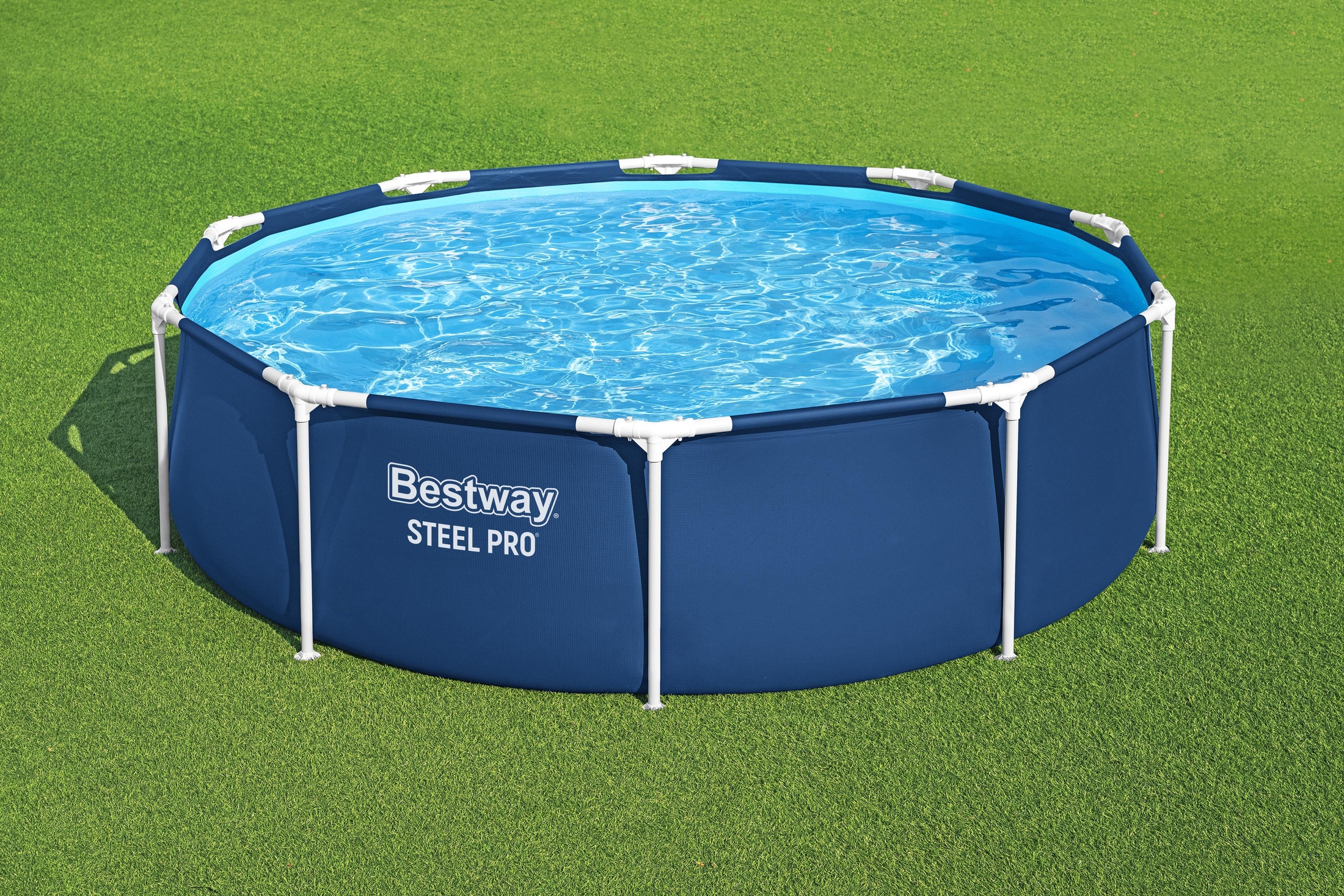 Steel Pro® Frame Pool ohne Pumpe Ø 305 x 76 cm, dunkelblau, rund