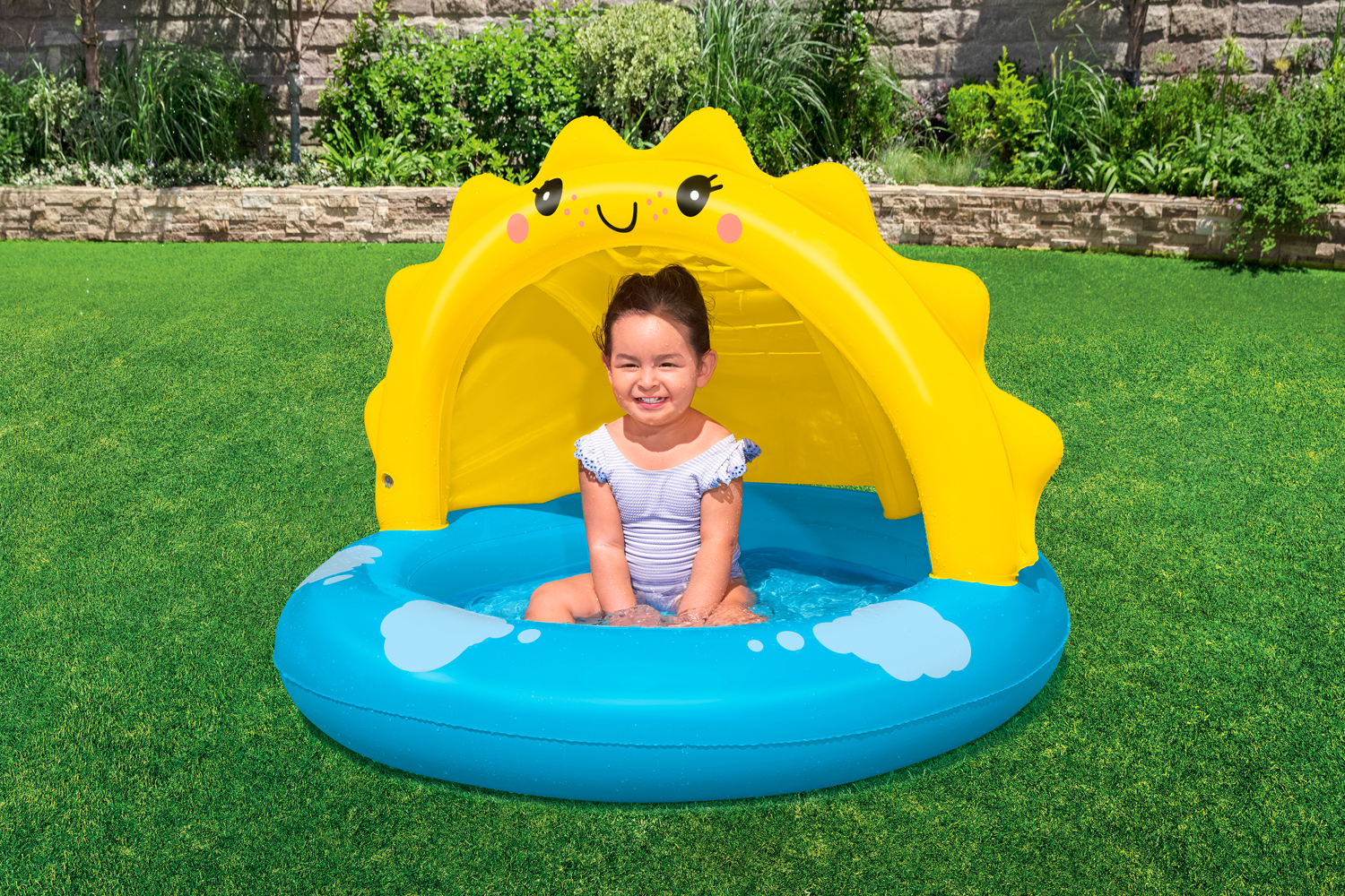 Planschbecken Sunny Days™ mit Sonnenschutzdach 101 x 97 x 71 cm